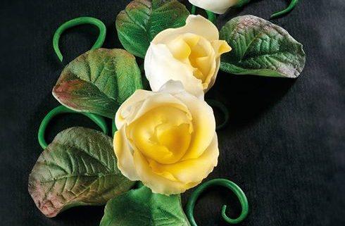 Buongiorno , rose in marzapane dedicate a tutte le donne che mi seguono sempre c…