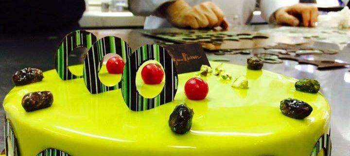 Mousse al pistacchio – bavarese alla vaniglia – croccante in pasta sablee e pan …