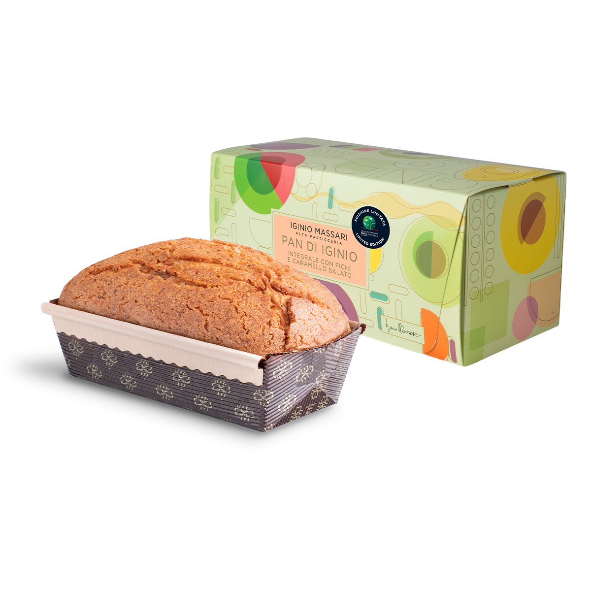 Wholewheat Iginio Panettone with Figs and Salted Caramel - Limited Edition