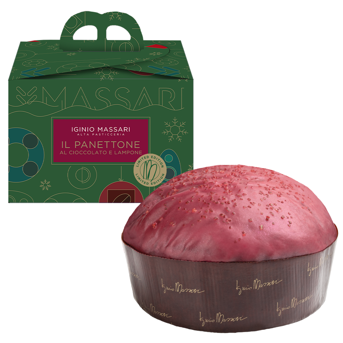 The Chocolate and Raspberry Panettone - Limited Edition