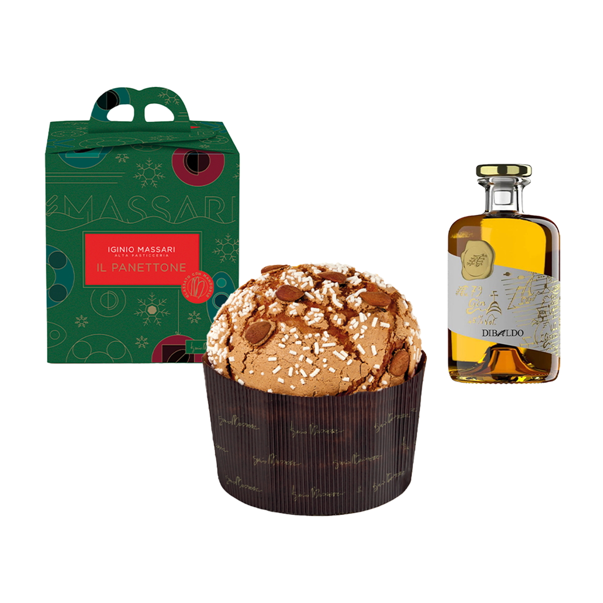 Box Regalo - Panettone e AU 79 Gin Dibaldo