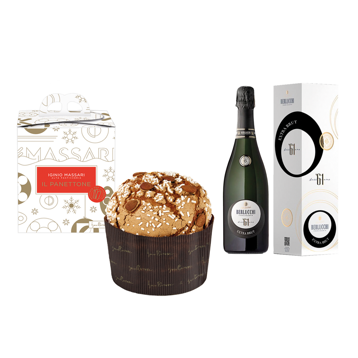Box Regalo - Panettone e Berlucchi '61 Extra Brut