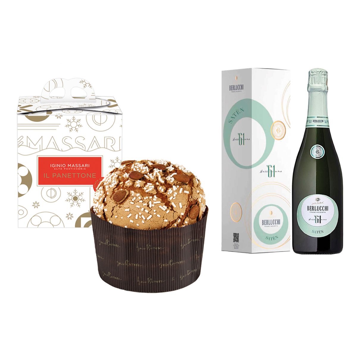 Box Regalo - Panettone e Berlucchi '61 Satèn