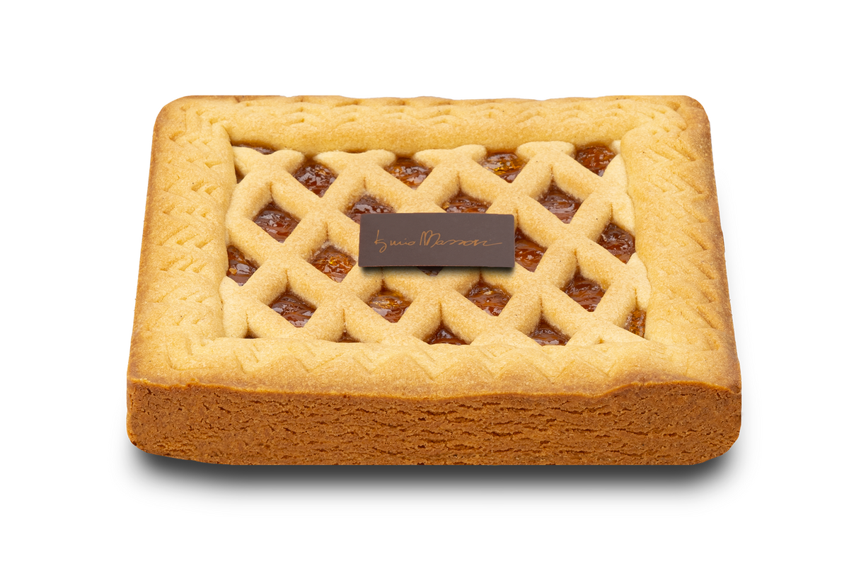 Laktosefreie Torte mit Aprikosenmarmelade