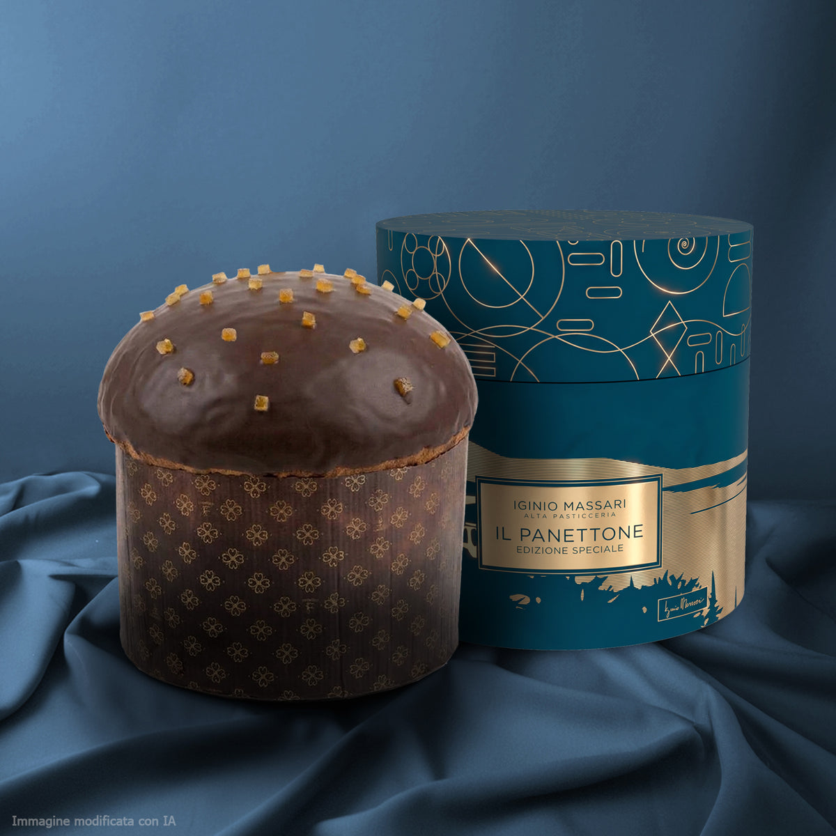 Panettone 1,5 kg Schokolade und Rumrosinen – nummerierte Sonderedition