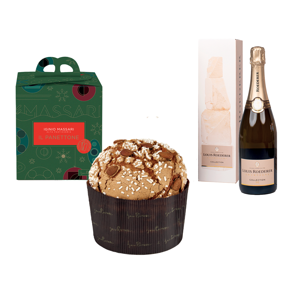 Box Regalo - Panettone e Louis Roederer