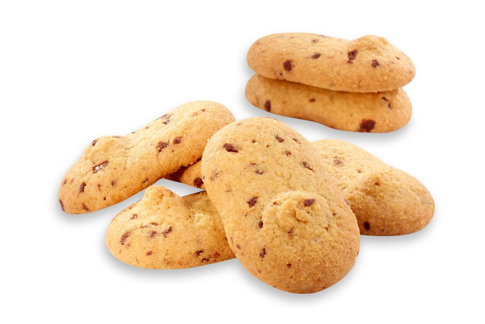 Biscotti Danesi di Iginio Massari Alta Pasticceria: biscotti croccanti con frutta secca e gocce di cioccolato fondente, ideali da gustare secchi o inzuppati